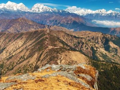 Himalayan panoramas from Pikey peak