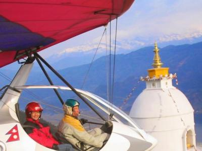 Ultra-light aircraft in Pokhara